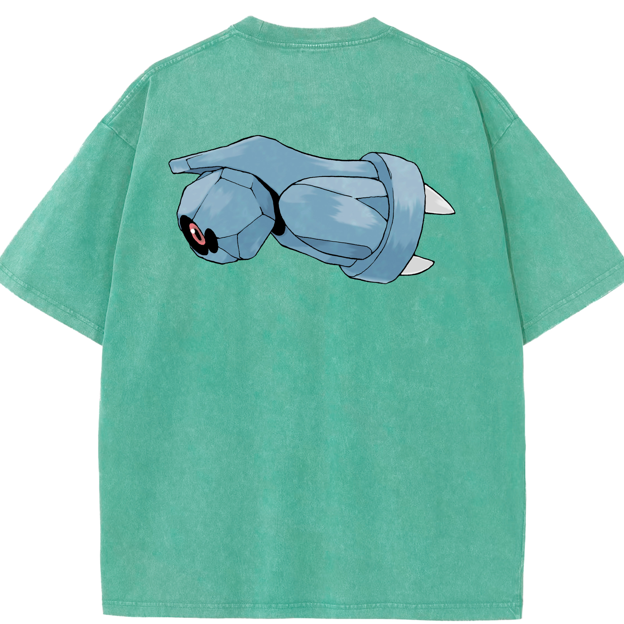 （画像用） ポケットモンスター Pokémon 綿100% ヴィンテージ風 半袖Tシャツ（背面プリント）